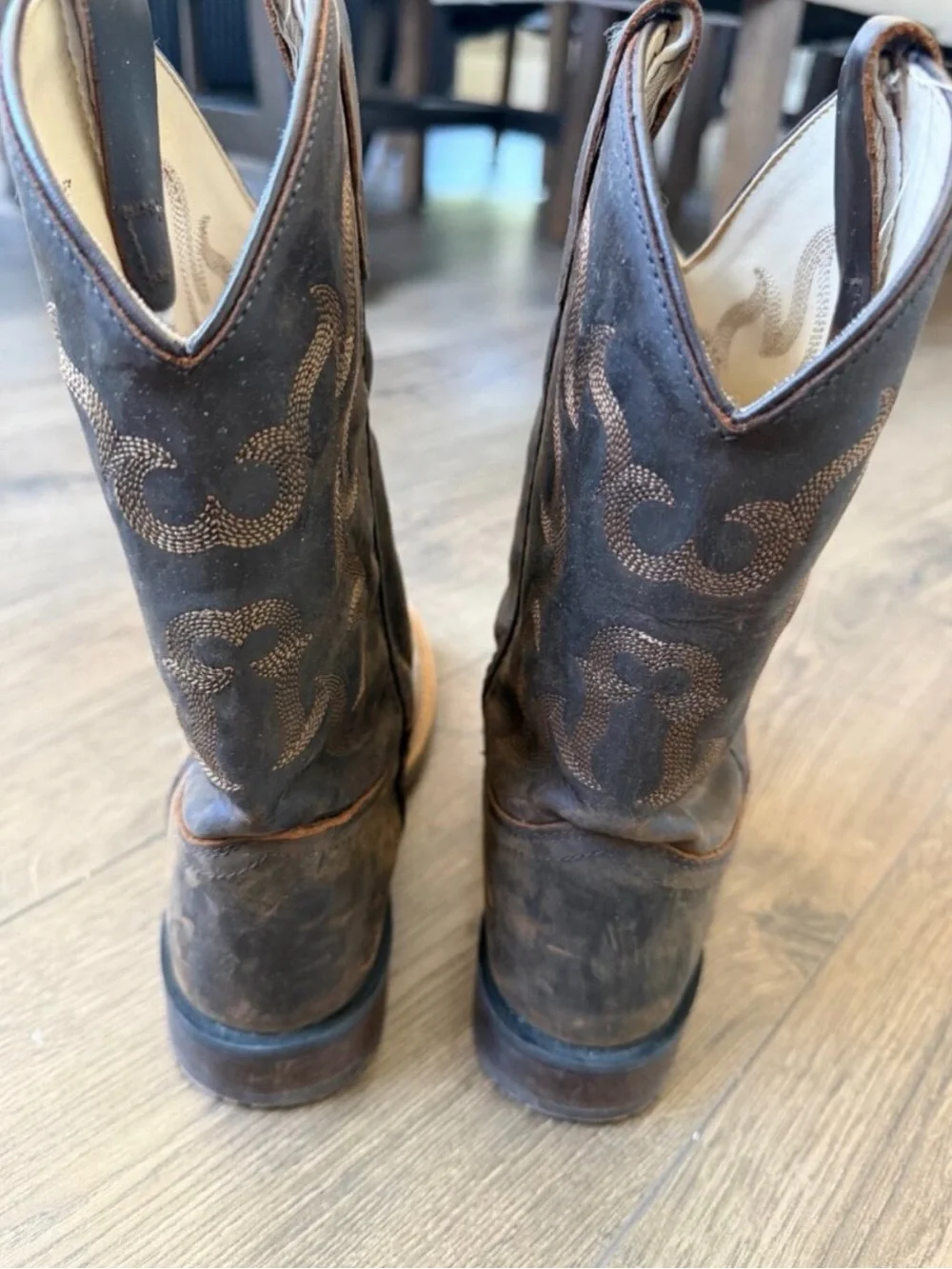 Old West Brand Little Boys' Western Boots - Broad Square toe - SIZE 2.5 (kids)